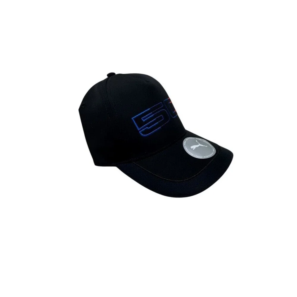 BMW M Motorsport Mens 50 Anniversary Cap Black Puma Baseball heritage Hat NWT